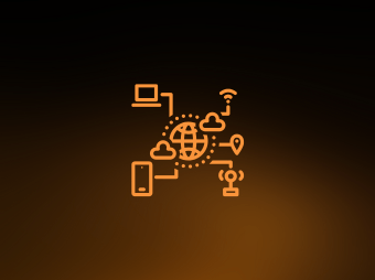IoT and wearables solutions icon